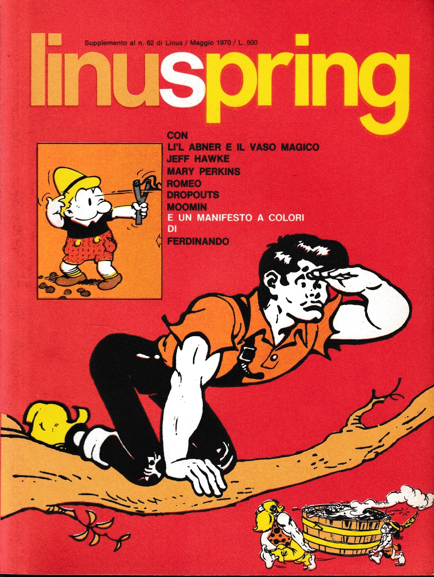 Linuspring. Supplemento al n. 62 di Linus / Maggio 1970 - copertina