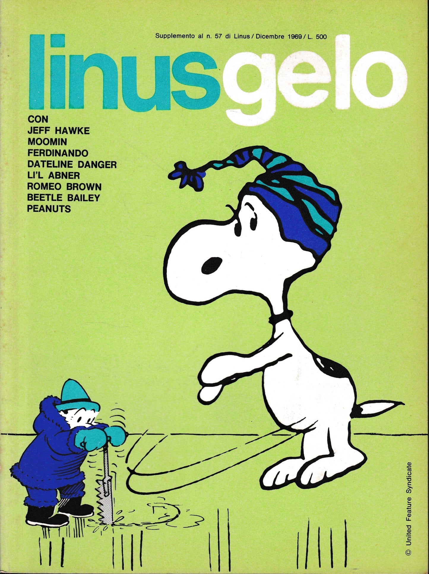 Linusgelo. Supplemento al n. 57 di Linus / Dicembre 1969 - copertina