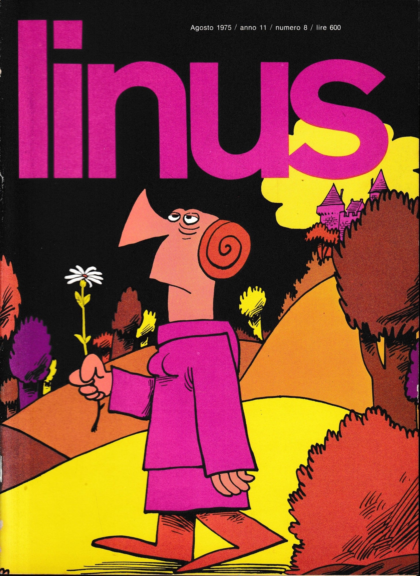 Linus. Agosto 1975 / anno 11 / n. 8 - copertina