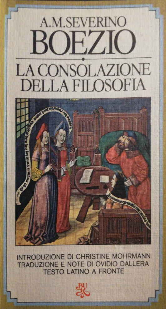 La consolazione della filosofia - copertina
