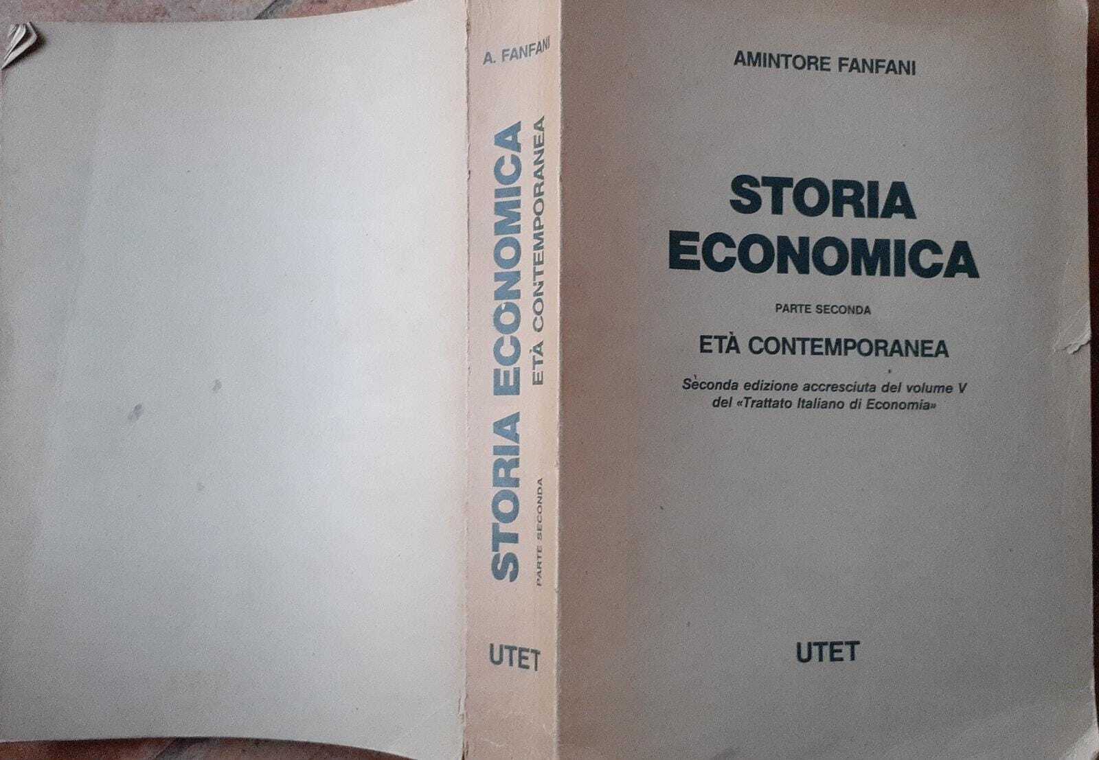 Storia economica (Vol. 5) Parte seconda. Età contemporanea - copertina