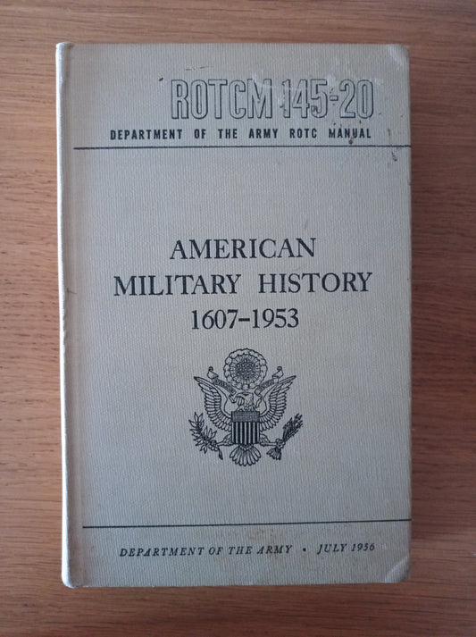 American Military History 1607 - 1953 - copertina
