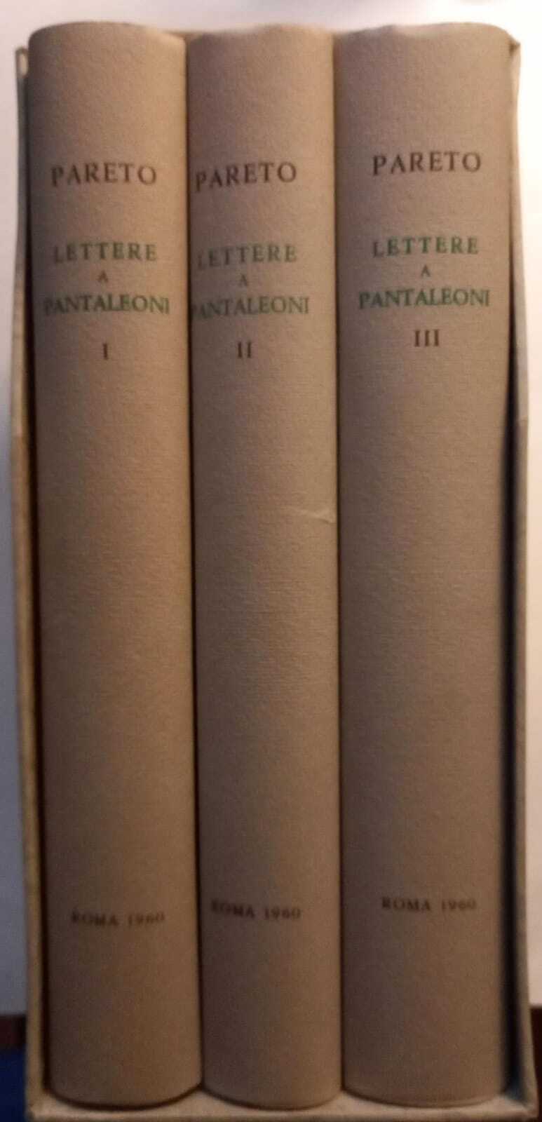 Lettere a Maffeo Pantaleoni - copertina