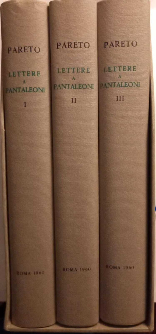 Lettere a Maffeo Pantaleoni - copertina