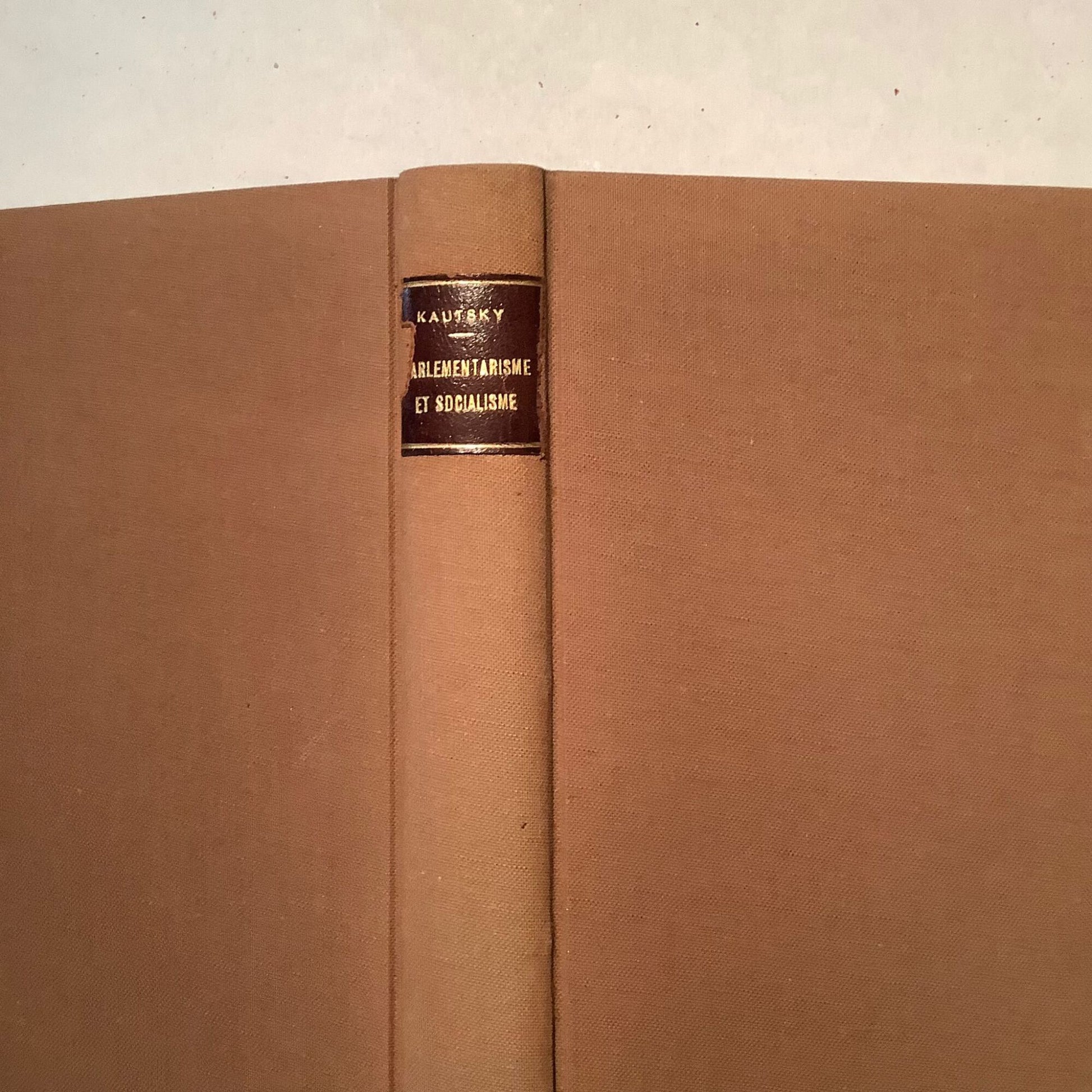 Parlementarisme et socialisme - copertina