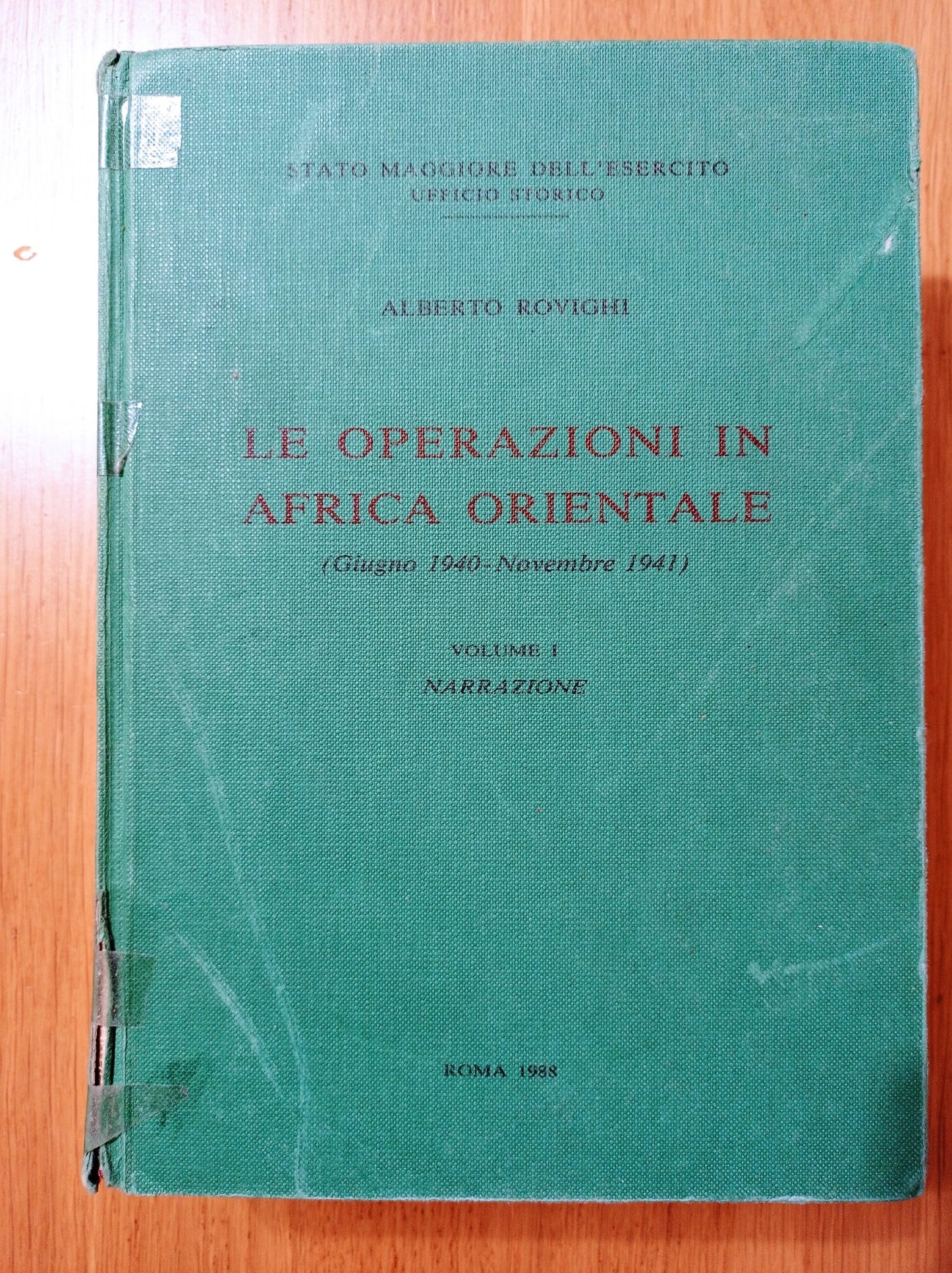 Le operazioni in Africa Orientale Vol. 1 - copertina