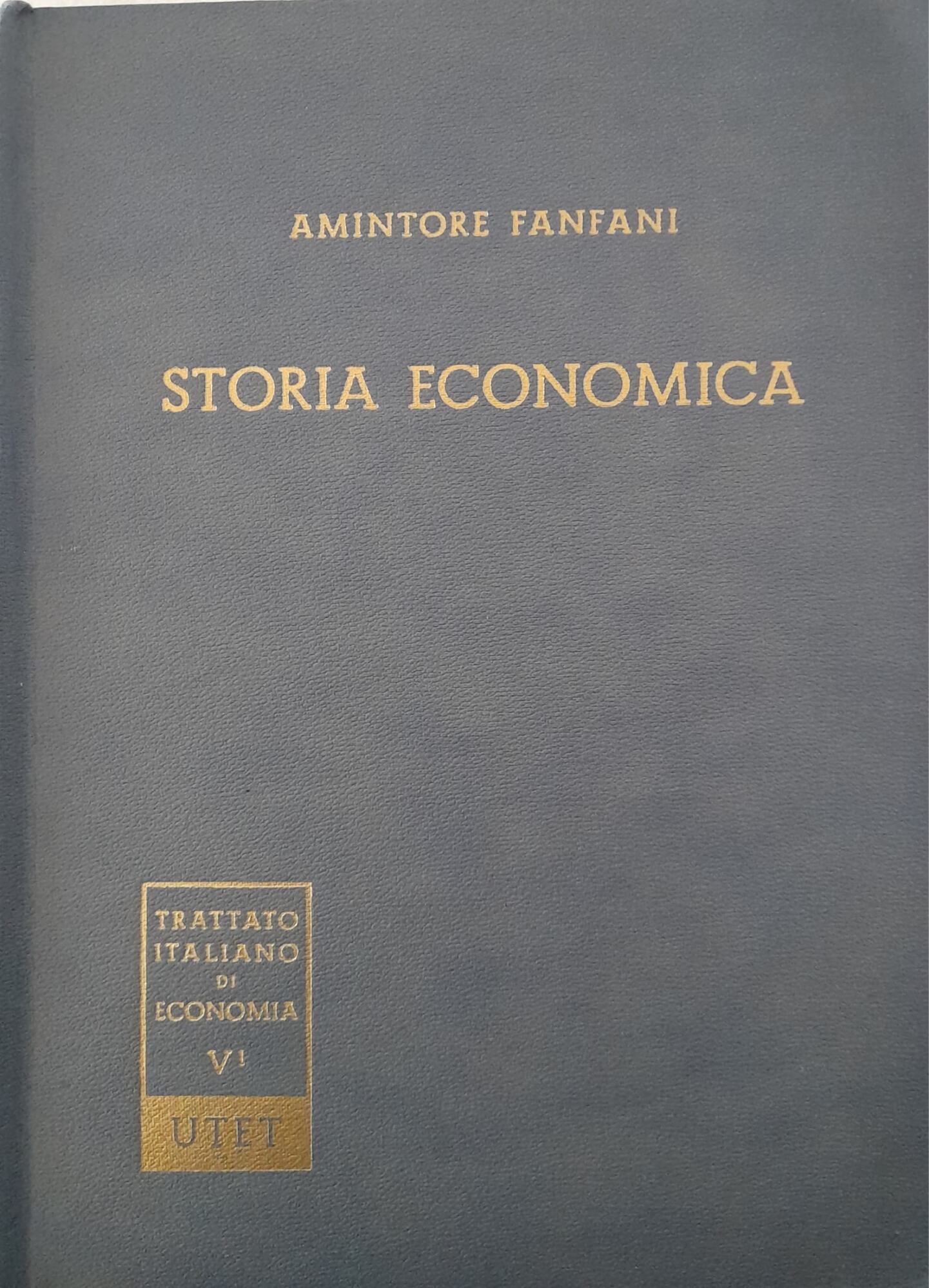 Storia economica (parte prima) - copertina