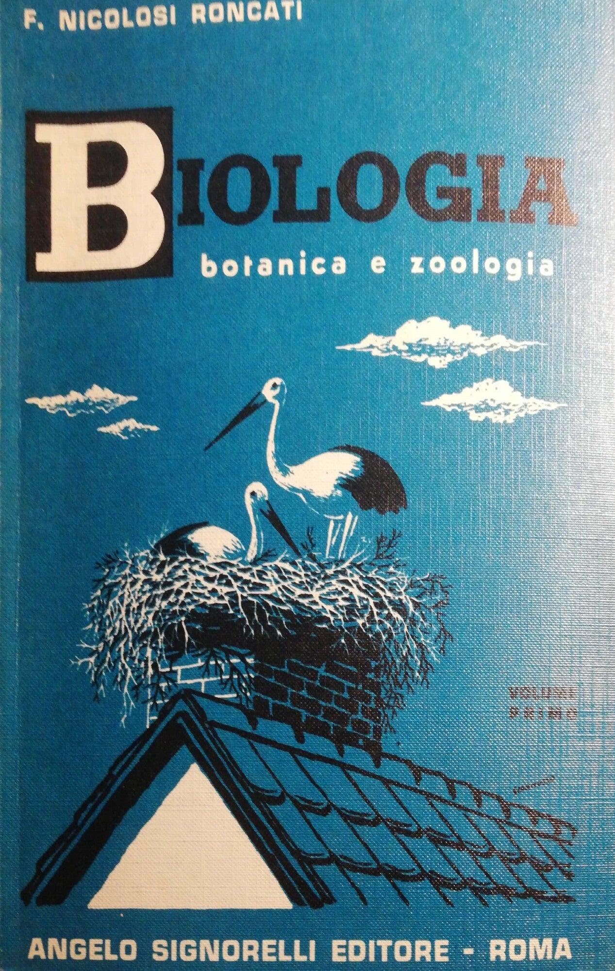 Biologia, botanica e zoologia Vol I - copertina