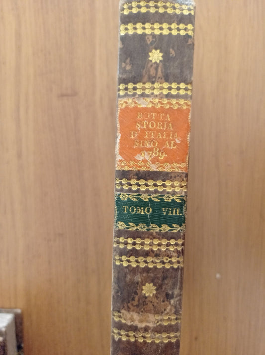 Storia  d'Italia Vol. VIII - copertina