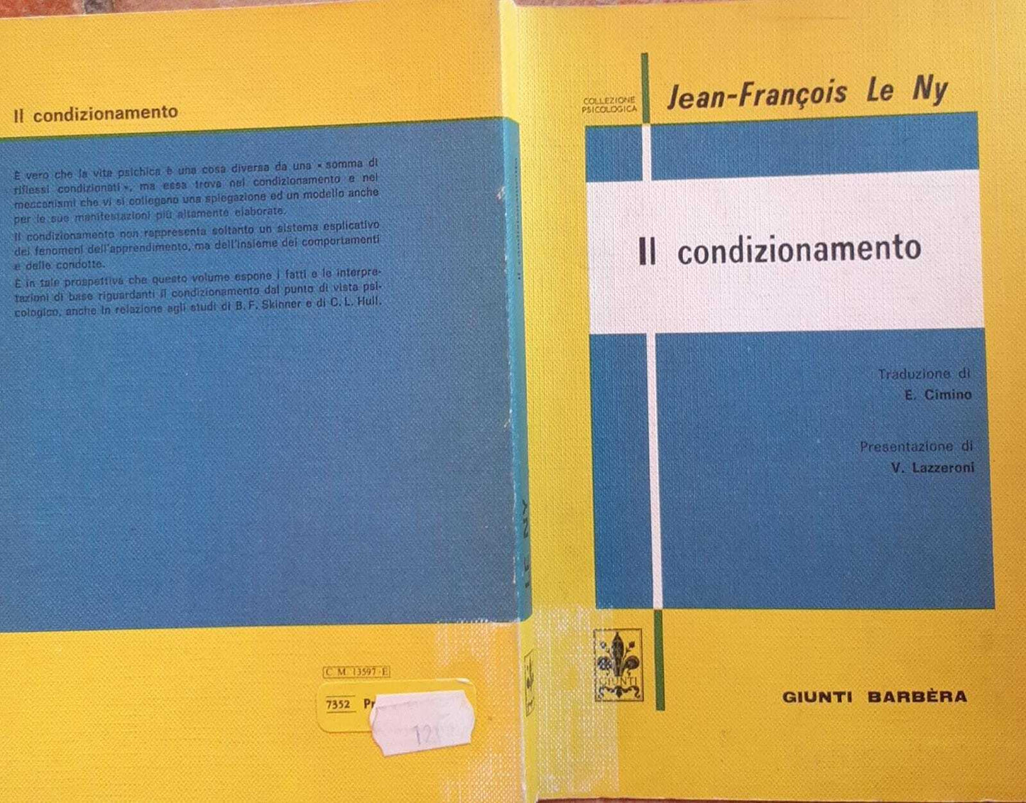 Il condizionamento - copertina