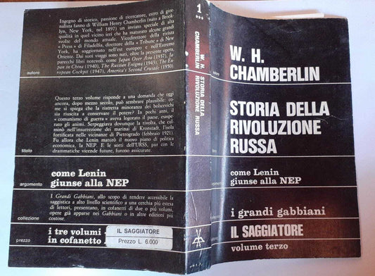 Storia della rivoluzione russa. Volume terzo - copertina