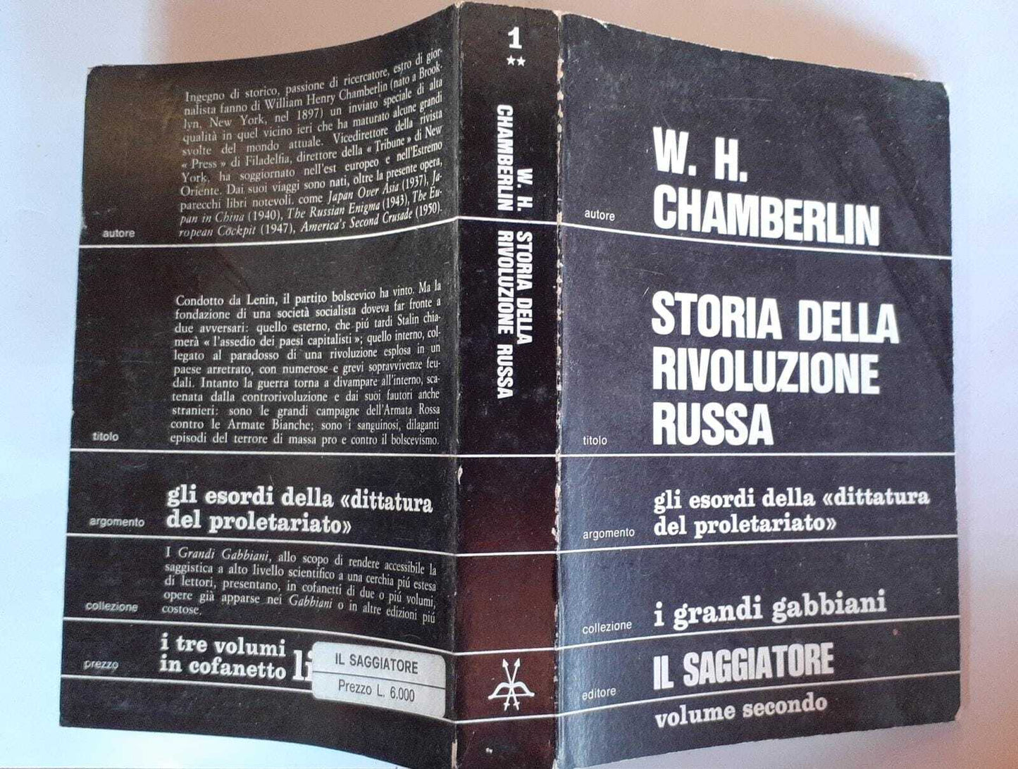 Storia della rivoluzione russa. Volume secondo - copertina