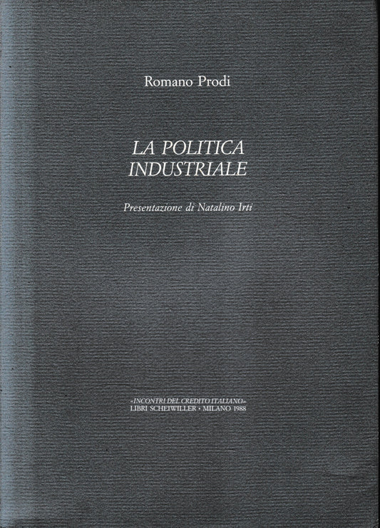 La politica industriale - copertina