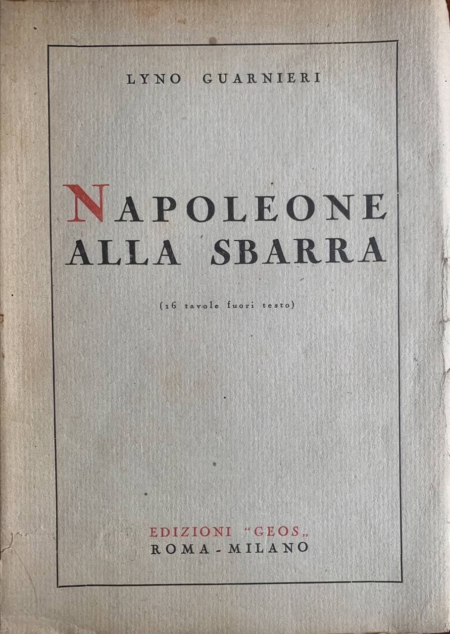 Napoleone alla sbarra - copertina