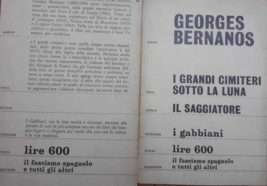 I grandi cimiteri sotto la luna - copertina
