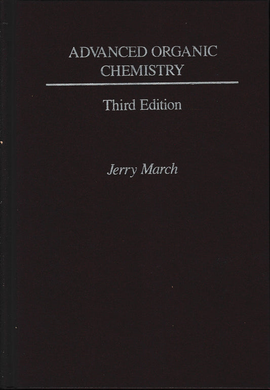Advanced Organic Chemistry - copertina
