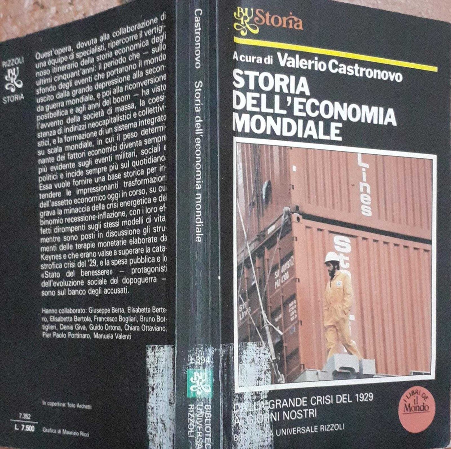 Storia dell'economia mondiale dalla grande crisi del 1929 ai giorni nostri - copertina