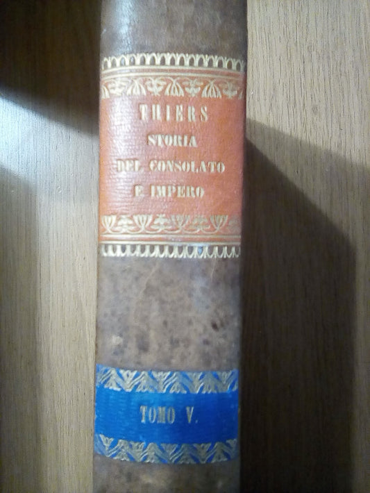 Storia del Consolato e dell'Impero Tomo V - copertina