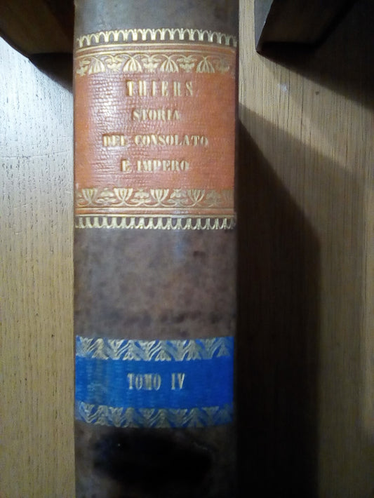 Storia del Consolato e dell'Impero Tomo IV - copertina