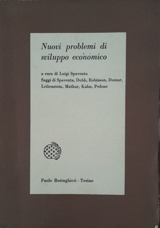 Nuovi problemi di sviluppo economico - copertina