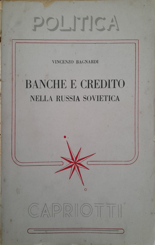 Banche e credito nellan Russia sovietica - copertina