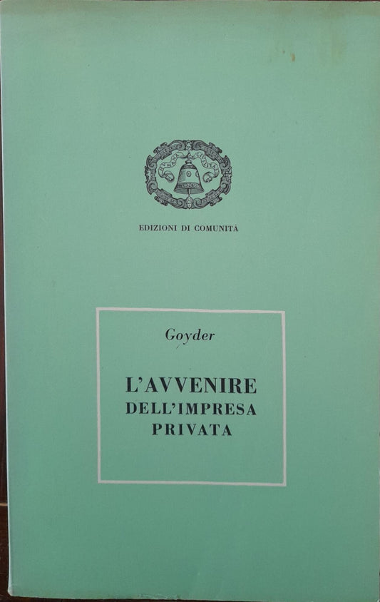 L'avvenire dell'impresa privata - copertina
