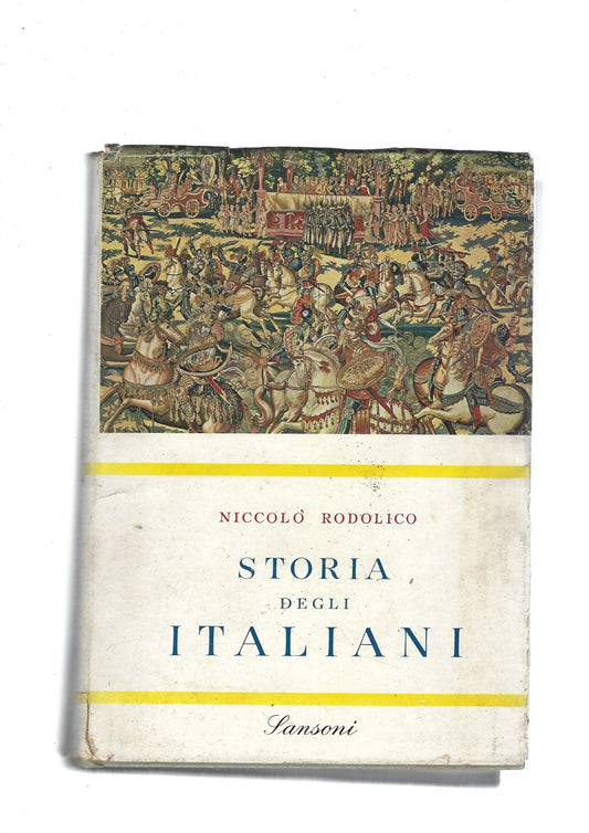 STORIA DEGLI ITALIANI - copertina