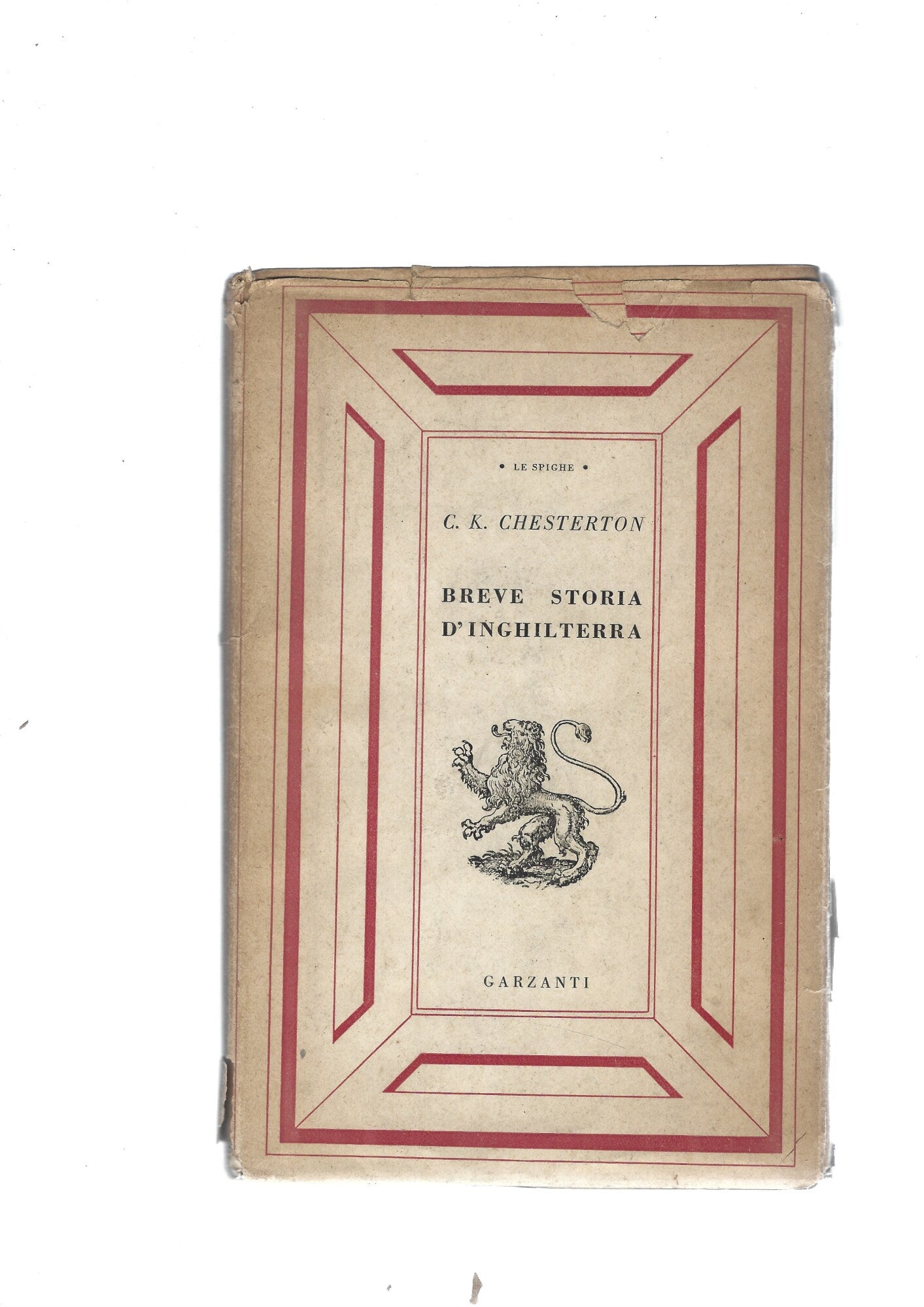 BREVE STORIA D' INGHILTERRA - copertina