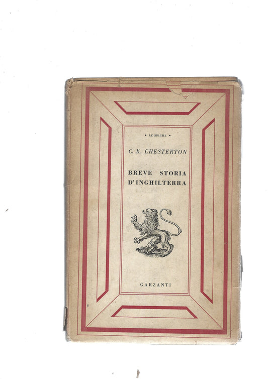 BREVE STORIA D' INGHILTERRA - copertina