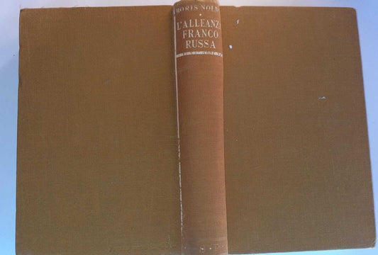 L' Alleanza Franco-Russa. Le origini del sistema diplomatico d'anteguerra - copertina
