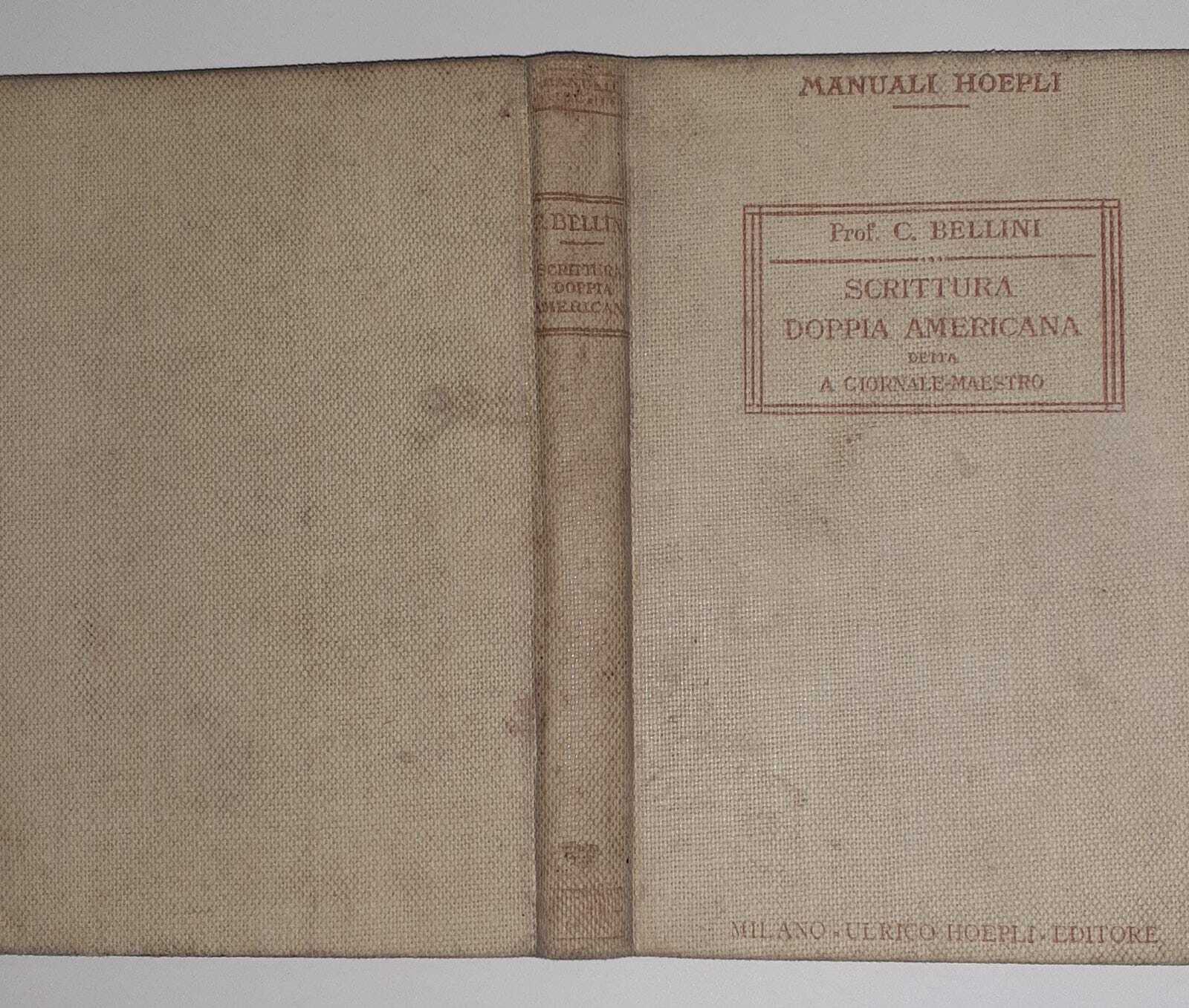 Scrittura doppia americana detta a giornale maestro - copertina