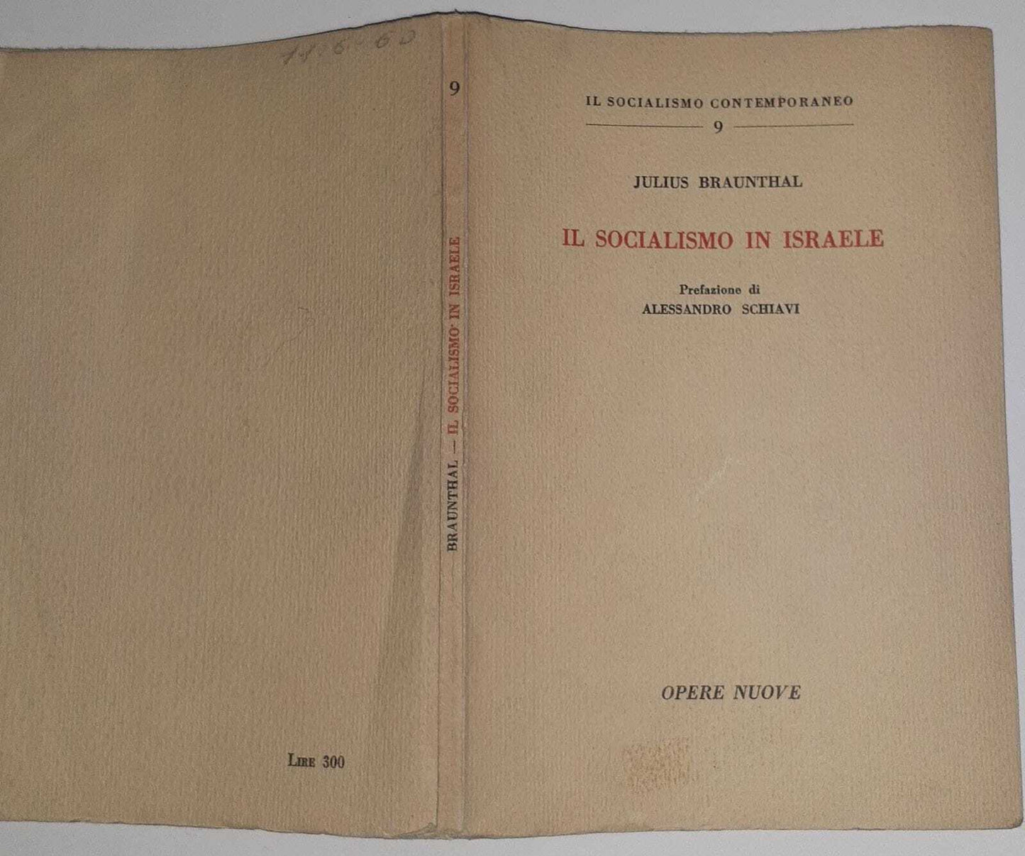 Il socialismo in Israele - copertina