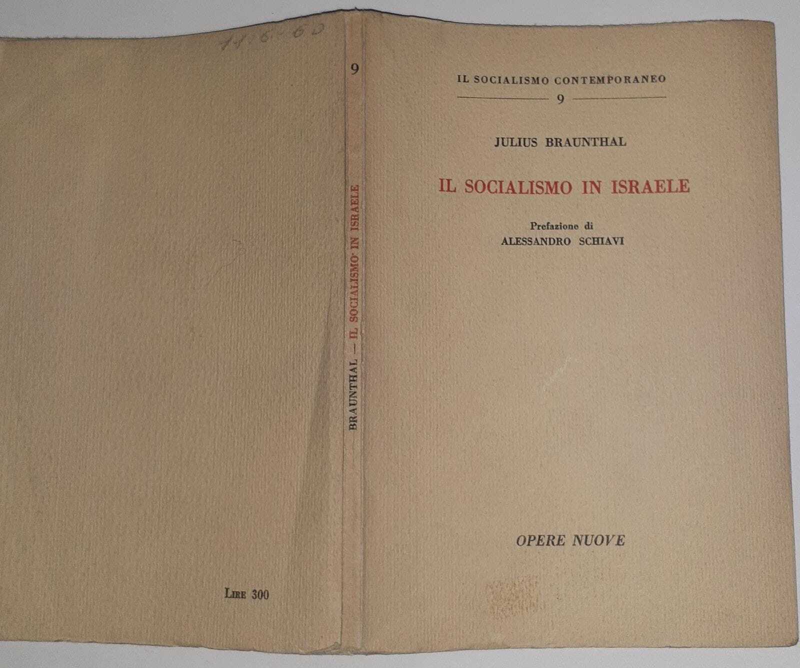 Il socialismo in Israele - copertina