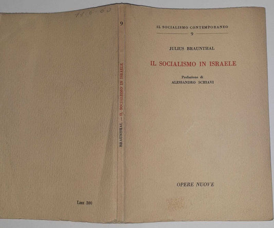 Il socialismo in Israele - copertina