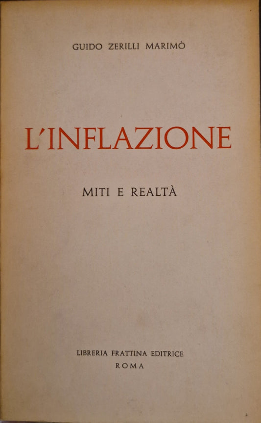 L'inflazione. Miti e realtà - copertina