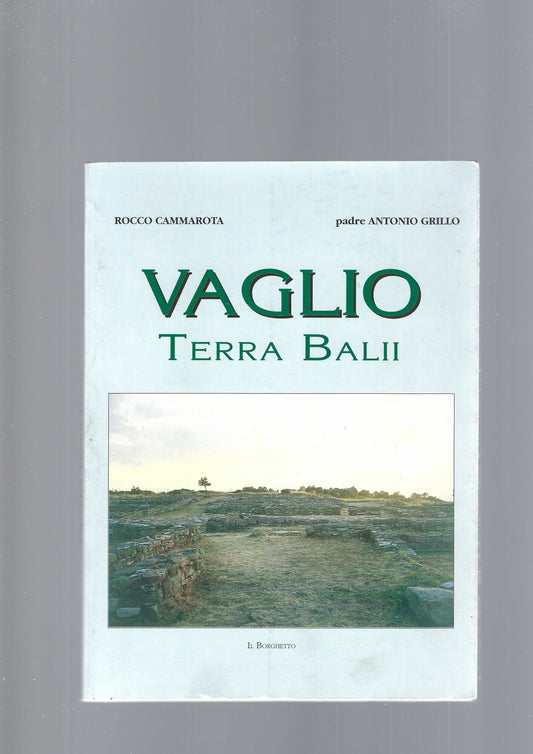 VAGLIO,  TERRA   BALII - copertina