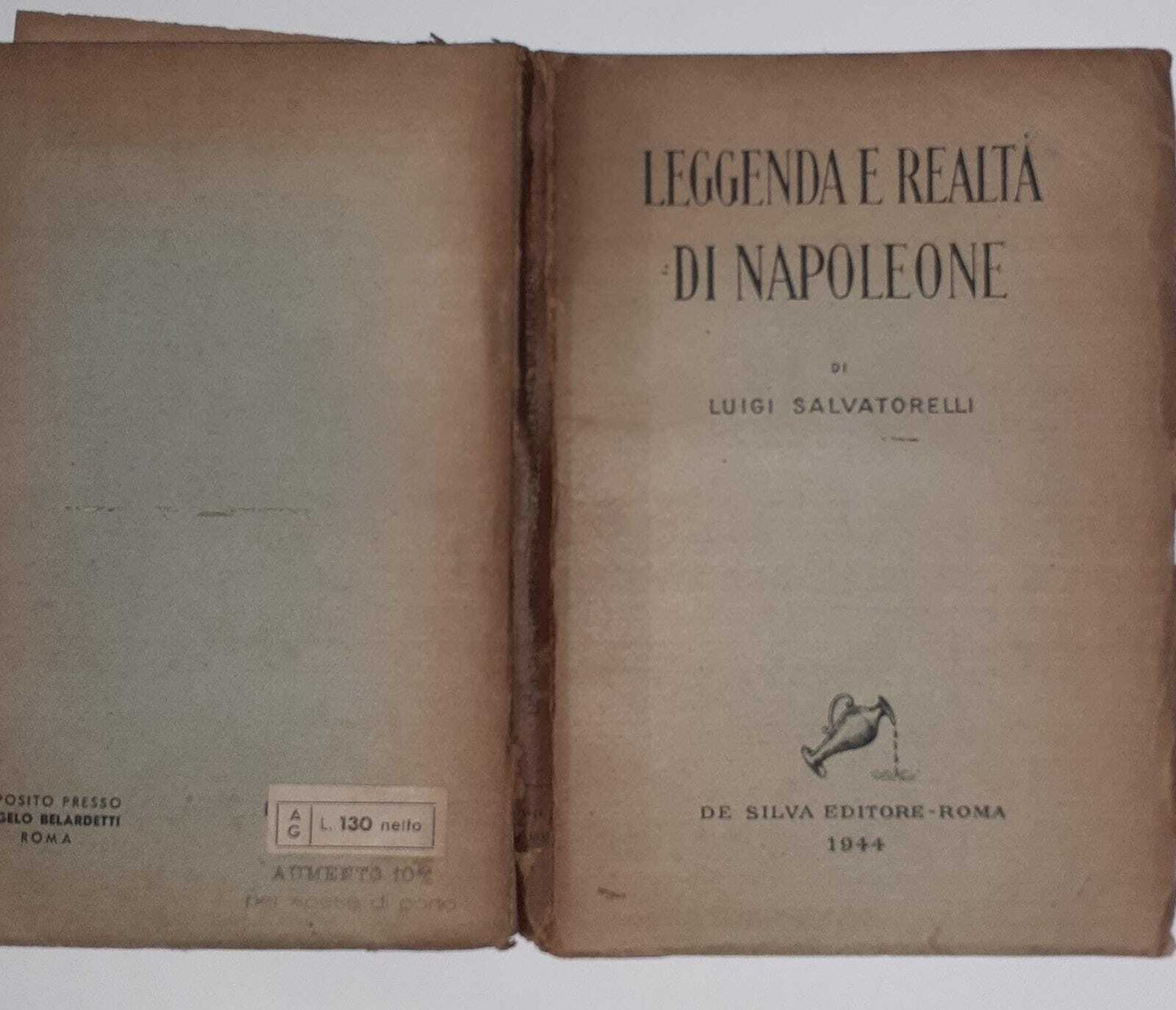 Leggenda e realtà di Napoleone - copertina