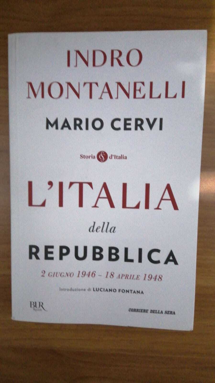 L'Italia della Repubblica,   2  Giugno  1946  - 18 Aprile 1948 - copertina