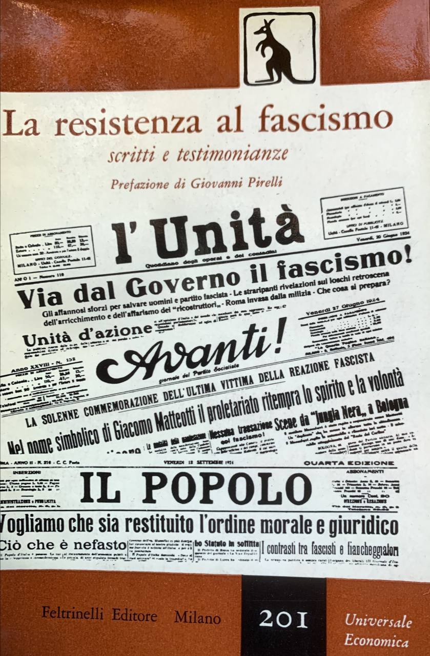 La resistenza al fascismo - copertina