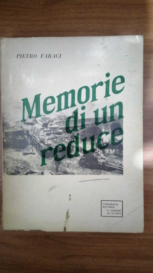 Memorie  di un reduce - copertina