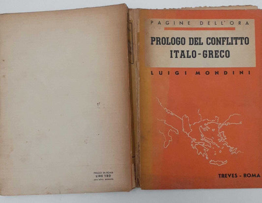 Prologo del conflitto Italo-Greco - copertina