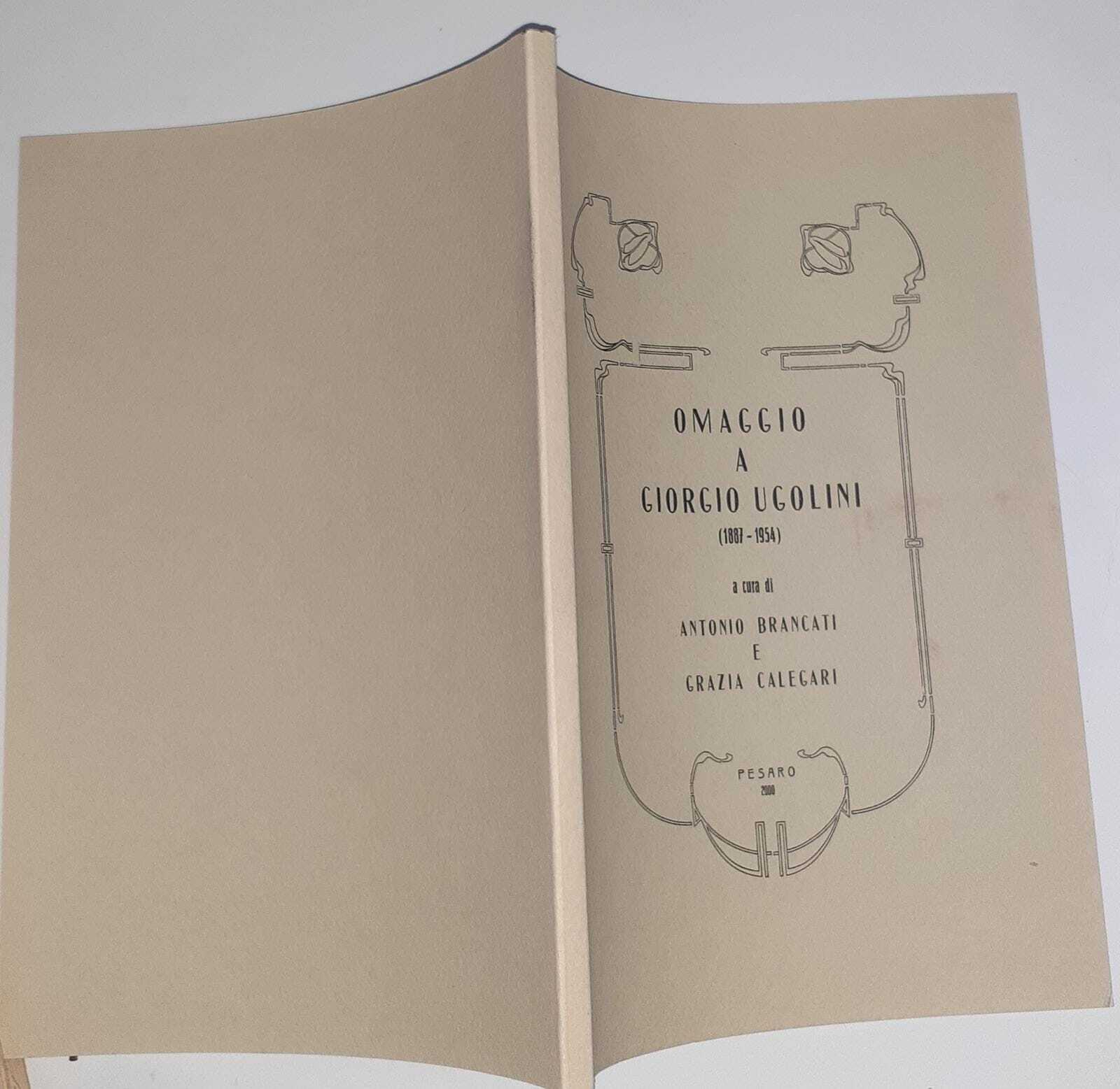 Omaggio a Giorgio Ugolini (1887-1954) - copertina