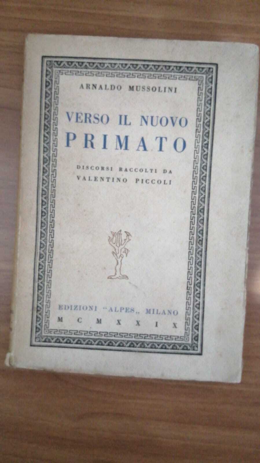 Verso il nuovo primato - copertina
