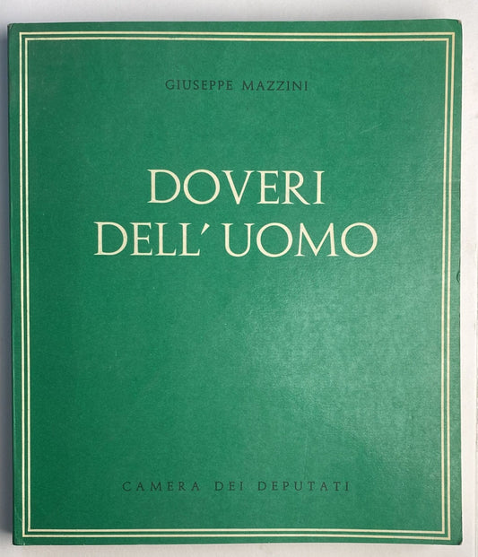 Doveri dell'uomo - copertina