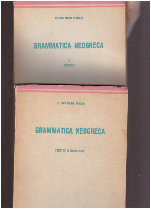GRAMMATICA NEOGRECA  VOL. I E II - copertina