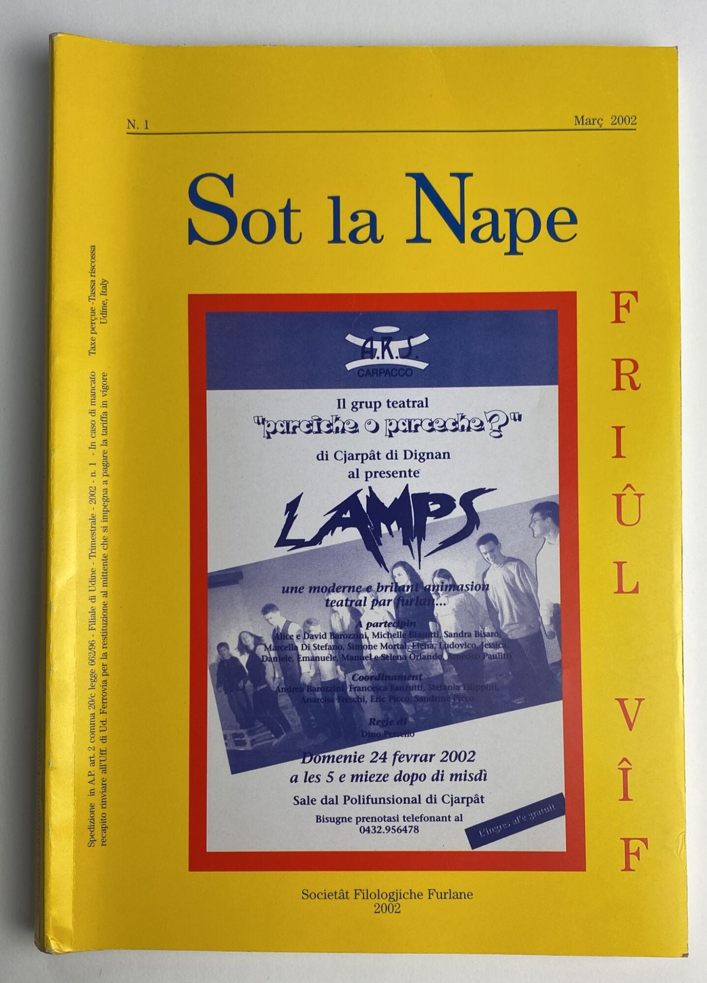 Sot la Nape 2002 (3 volumi) - copertina