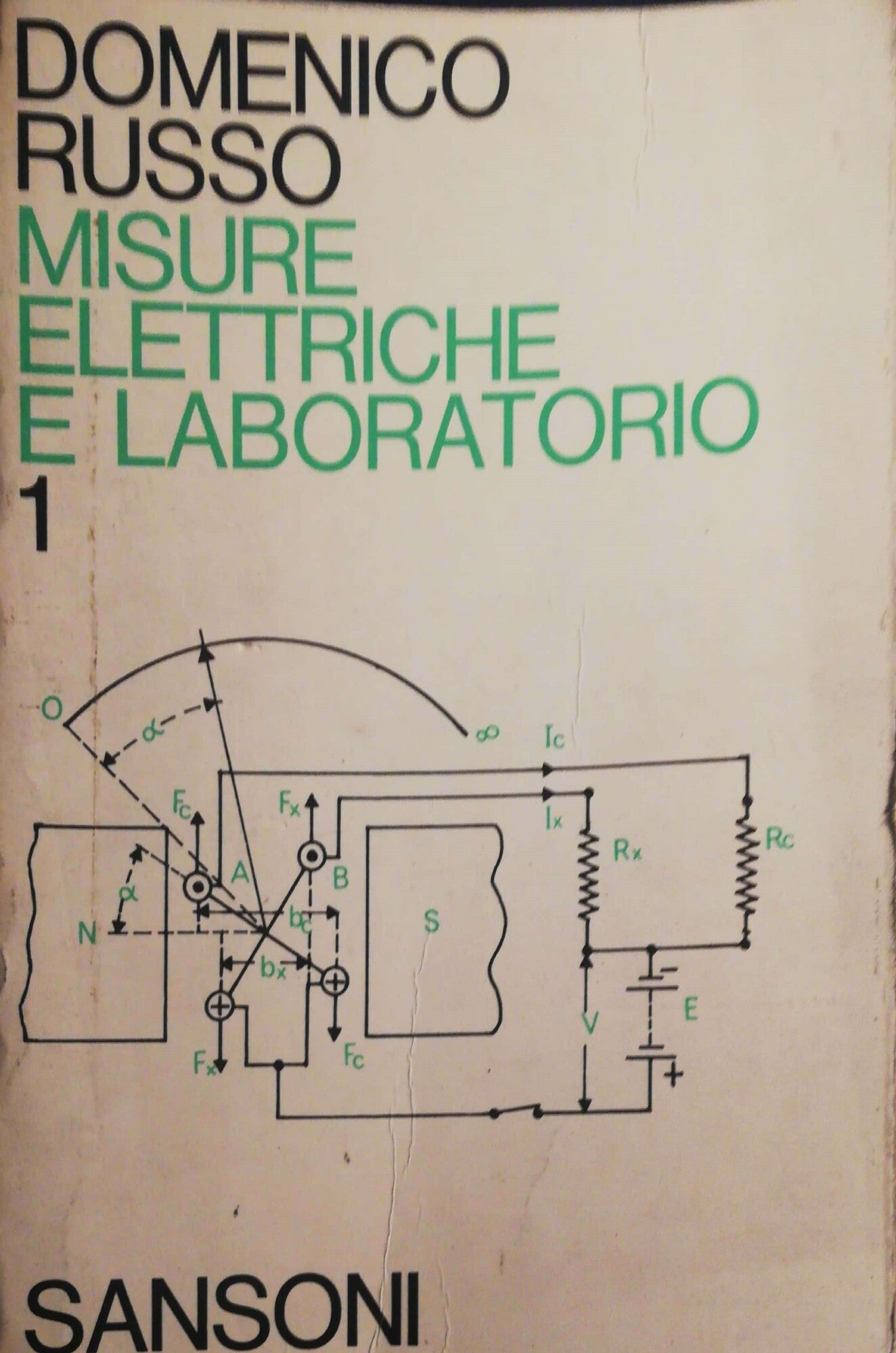 Misure elettriche e laboratorio  Vol. 1 - copertina