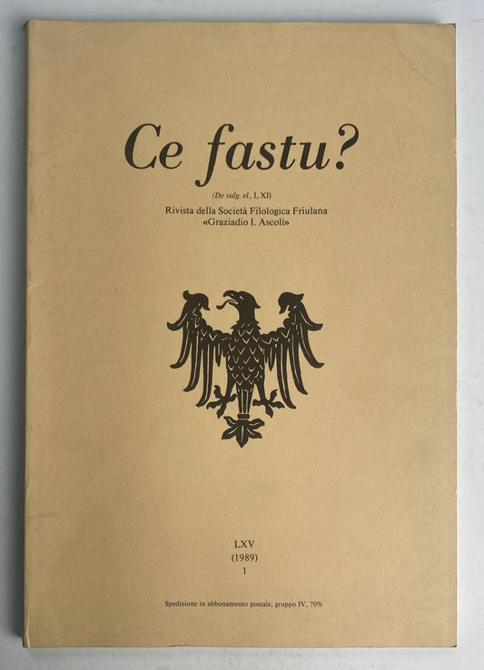 Ce fastu? 1989 (2 volumi) - copertina