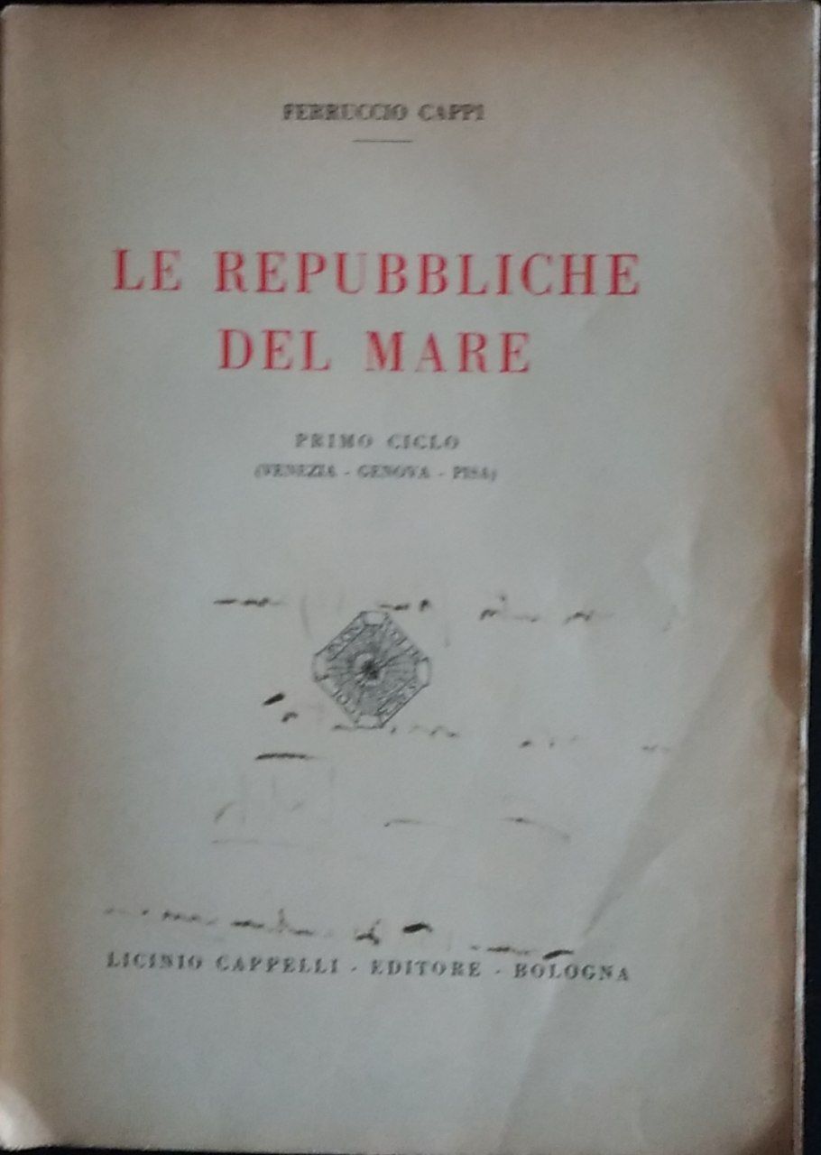 Le Repubbliche del mare - copertina