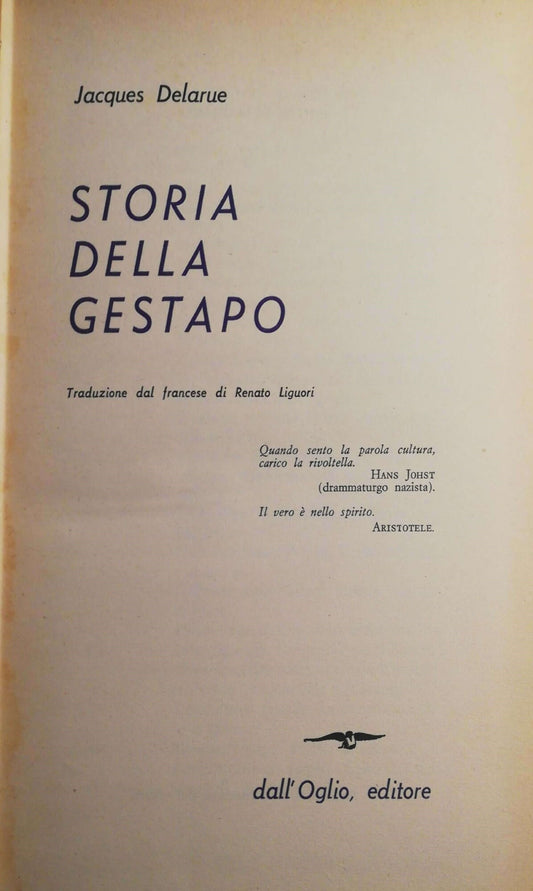 Storia della Gestapo - copertina